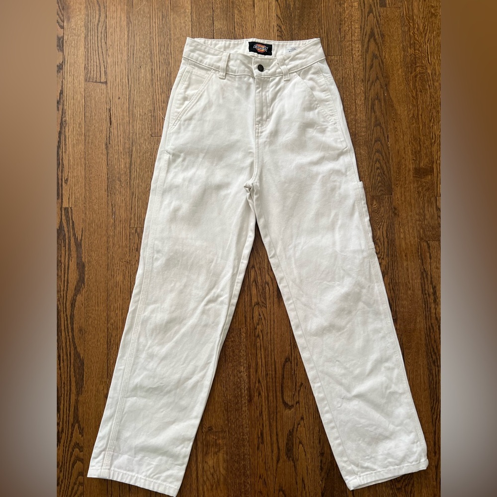 Dickies Women's Straight Leg Pants - Cream